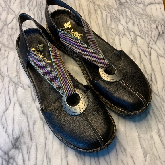 rieker closed toe ballet flats